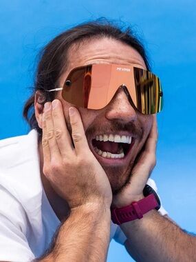 PIT VIPER The Rosé Limousine Sunglasses ROSE GOLD Extra Lens NEW